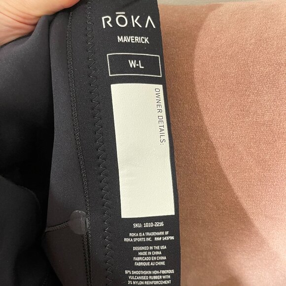 NWT - ROKA Women's Maverick Comp II Wetsuit - Women's Large - Black/Silver - Picture 5 of 9